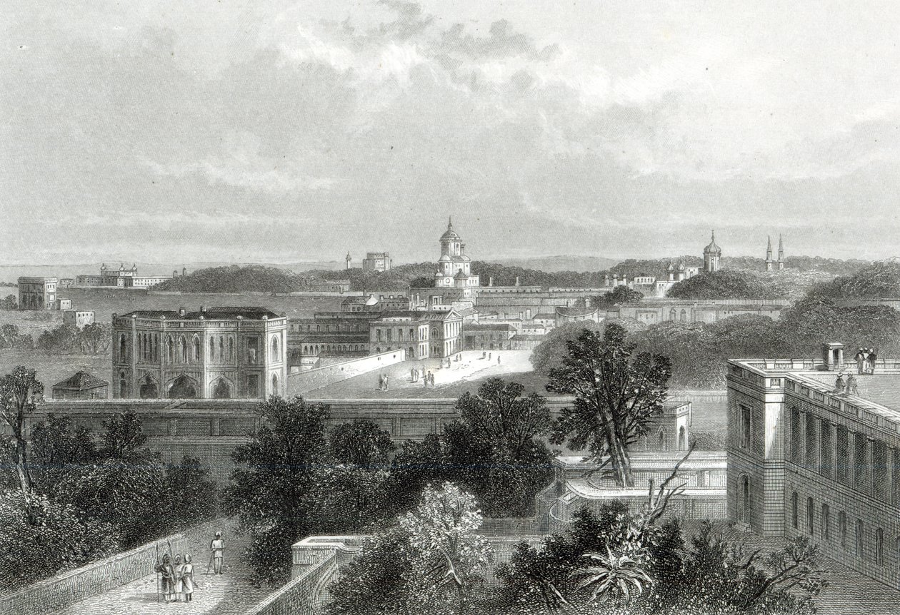 ईपी ब्रिडिट द्वारा उत्कीर्ण लखनऊ, c.1860 द्वारा जॉन रामेज