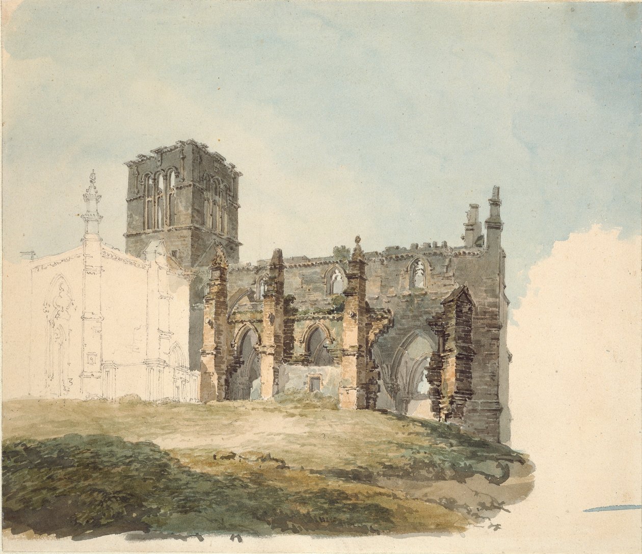 हैडिंगटन में बर्बाद अभय, c1794 द्वारा जोसेफ मैलॉर्ड विलियम टर्नर