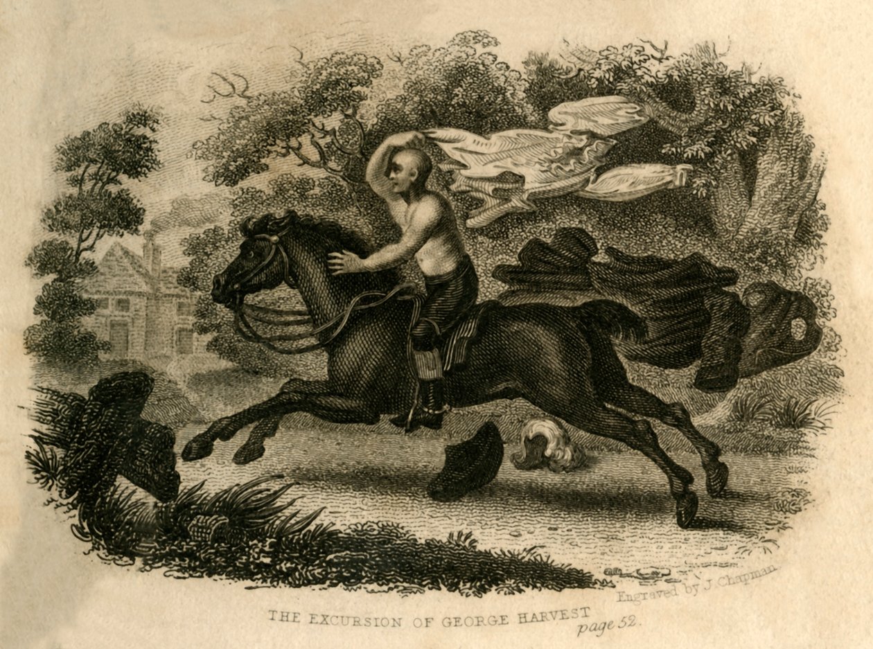 द एक्जर्शन ऑफ़ जॉर्ज हार्वेस्ट, 1821। द्वारा जे। चैपमैन