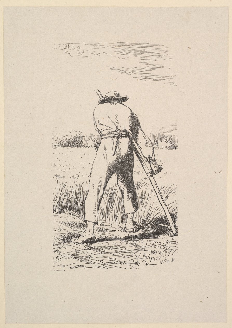 द व्हीट रीपर, 1853। द्वारा जैक्स एड्रियन लैविएले