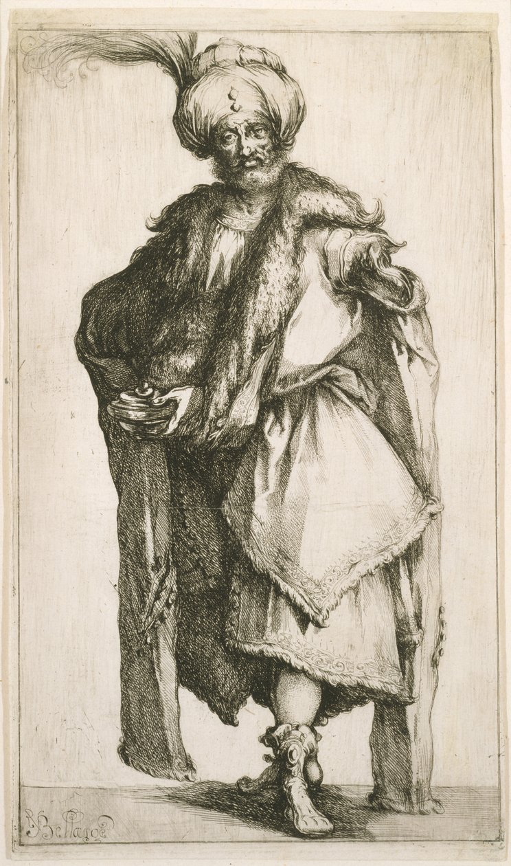 कैस्पर, c.1610 (नक़्क़ाशी) द्वारा जाक बेलांगे