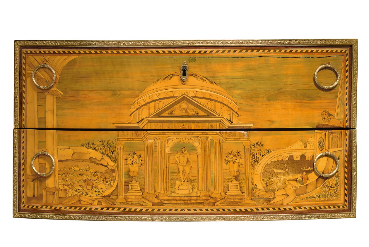 लुई XVI कमोड का विस्तार, c.1770-75 द्वारा जैक्स बर्कले