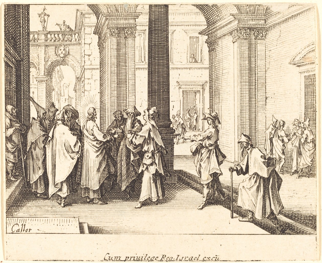 सीज़र का सिक्का, 1635. द्वारा जैक्स कैलोट