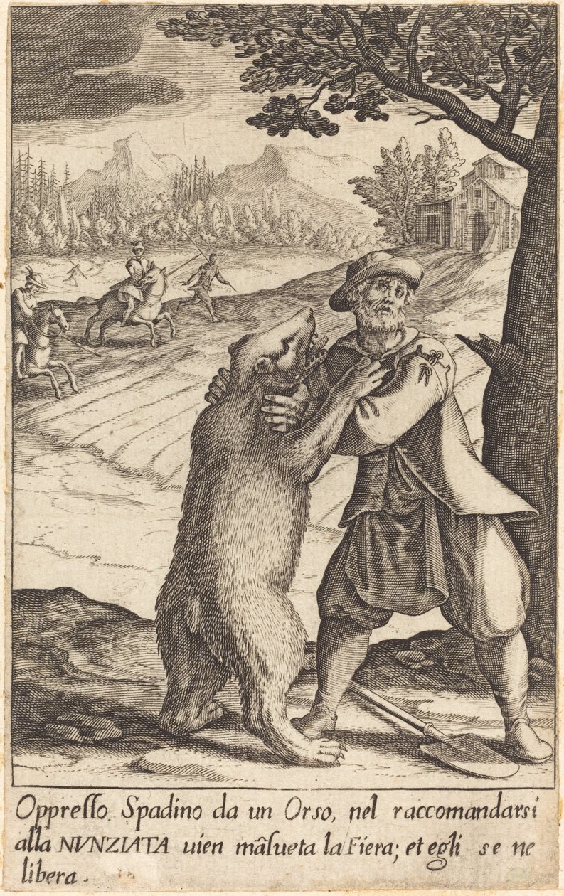 स्पैडिनो, 1619. द्वारा जैक्स कैलोट
