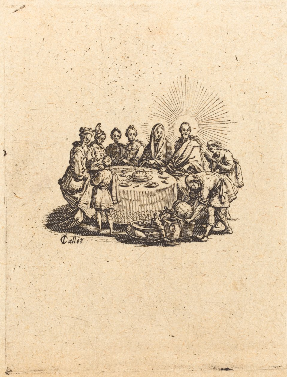 काना में विवाह, 1618। द्वारा जैक्स कैलोट