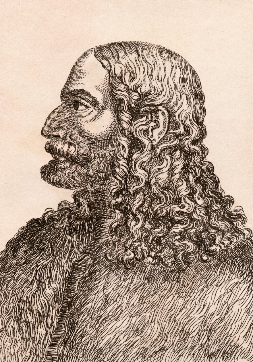 अल्ब्रेक्ट डायर, 1817 में प्रकाशित, &39;ऑथेंटिक ओरिजिनल से सेलिब्रेटी पेंटरों के 75 चित्र&39; का चित्रण द्वारा जेम्स गर्टिन