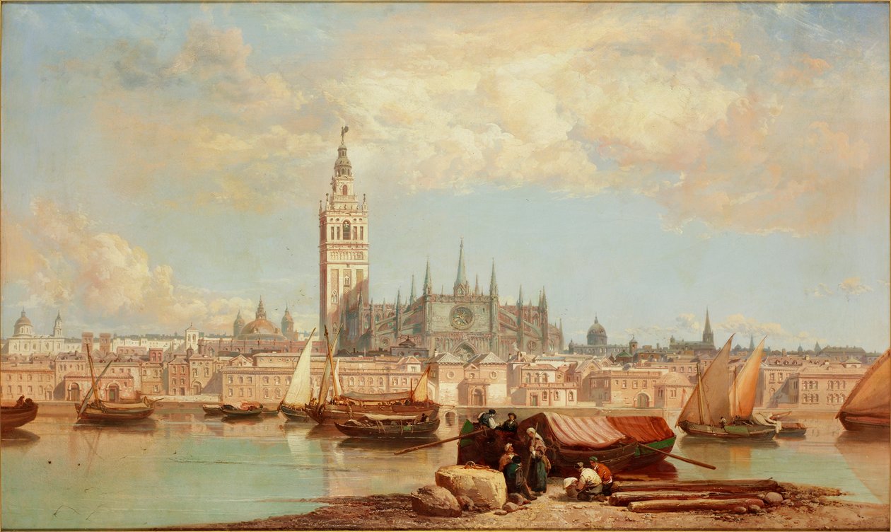 सेविले, स्पेन, 1870-71 द्वारा जेम्स वेब