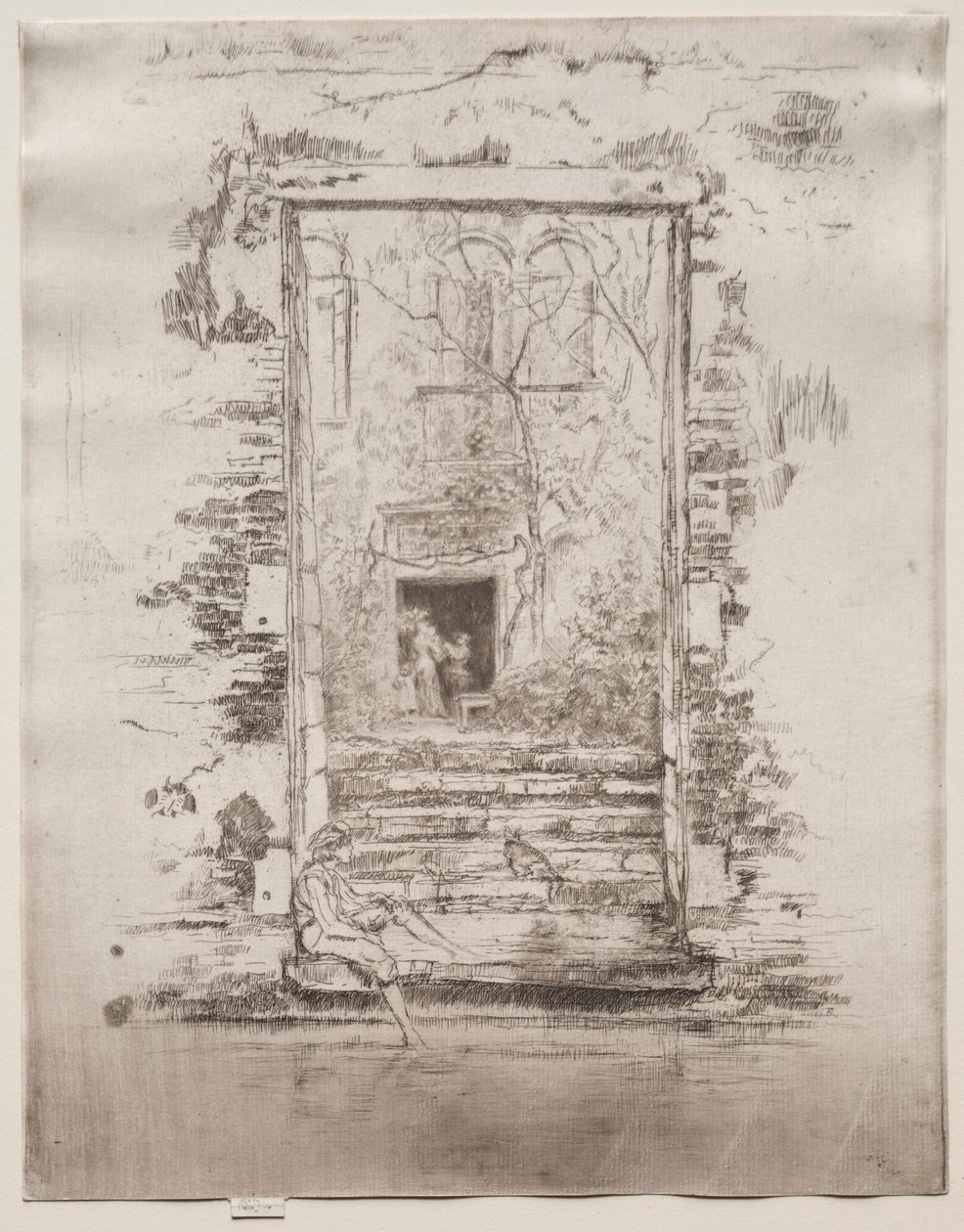 गार्डन, 1886। द्वारा जेम्स एबॉट मैकनील व्हिस्लर