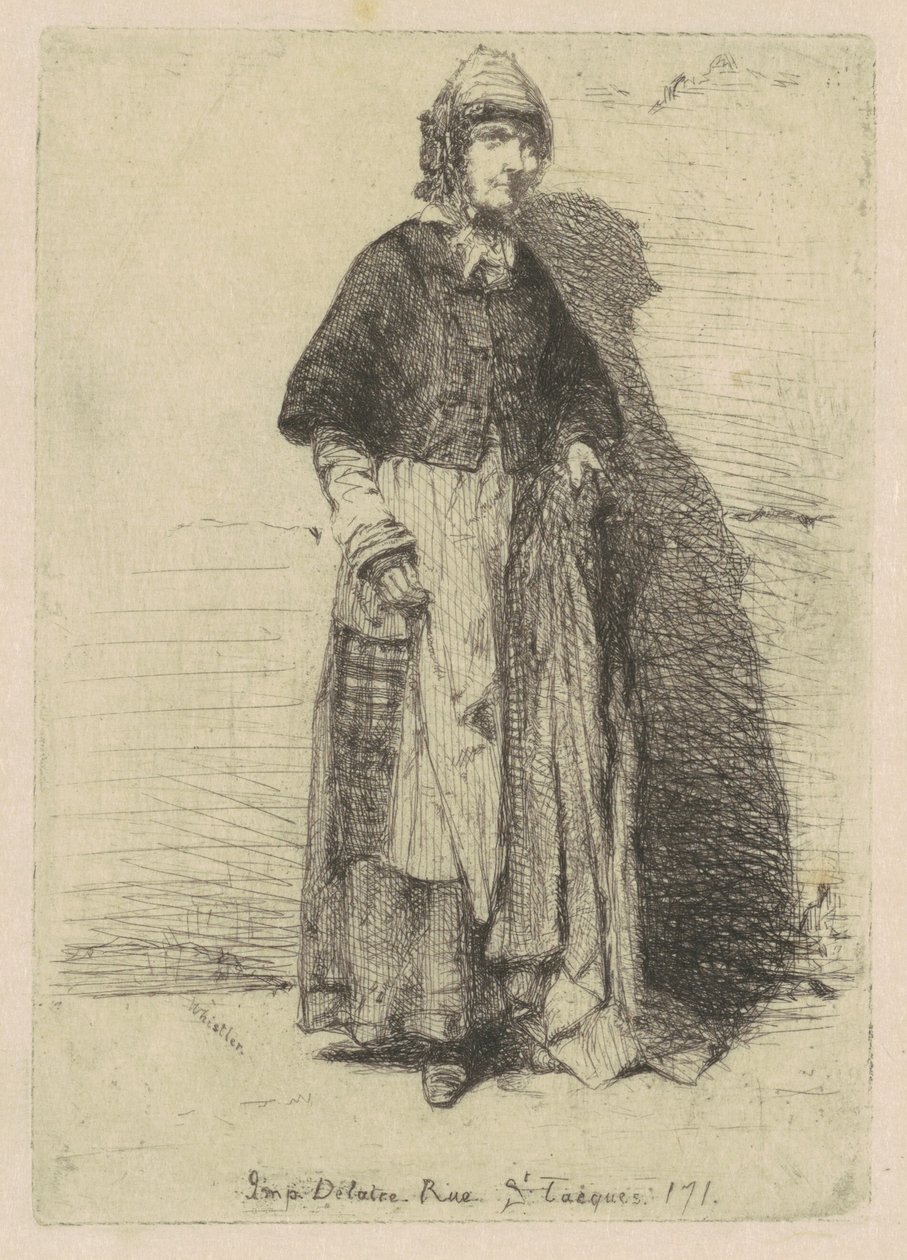 मदर जेरार्ड, 1858। द्वारा जेम्स एबॉट मैकनील व्हिस्लर