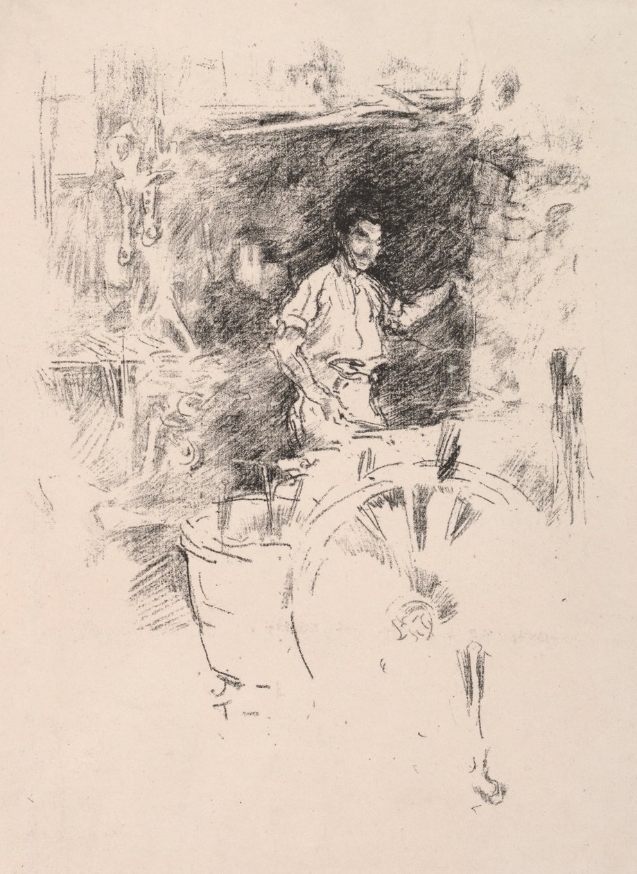 लोहार, 1895। द्वारा जेम्स एबॉट मैकनील व्हिस्लर