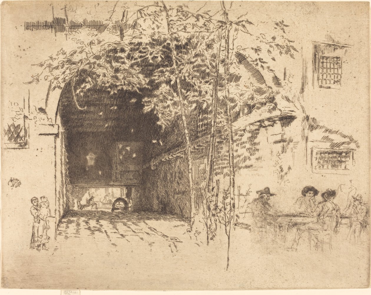 द फेरी, नंबर II, 18791880। द्वारा जेम्स एबॉट मैकनील व्हिस्लर