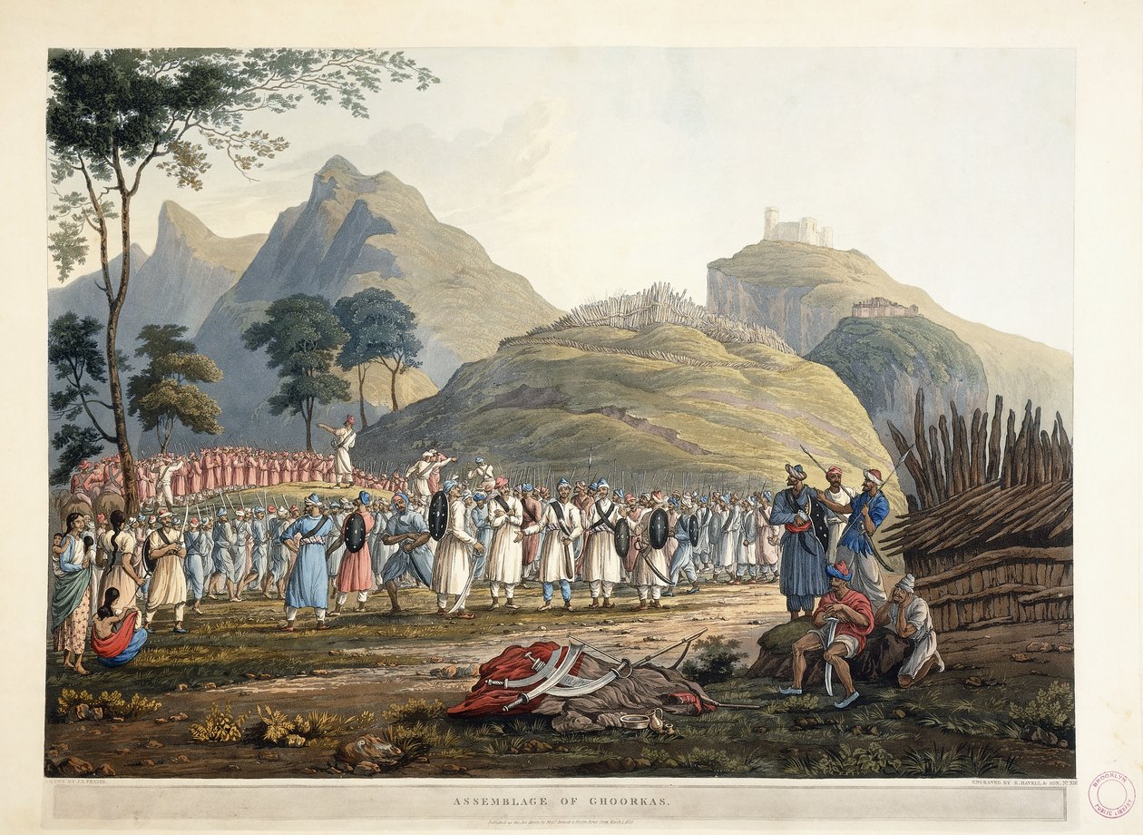 1820 में घोरकस का संयोजन द्वारा जेम्स बैली फ्रेजर