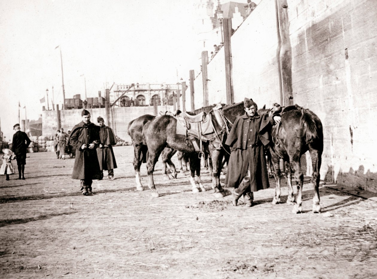 हॉर्सराइडर्स, एंटवर्प, 1898। द्वारा जेम्स बैटकिन