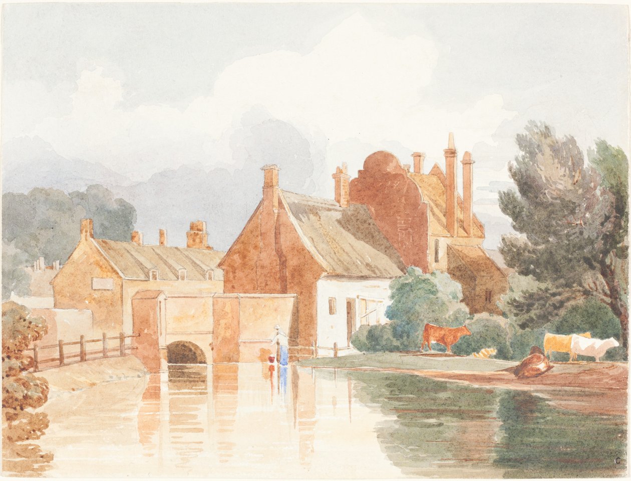 Bure पर, Aylsham, Norfolk के पास। द्वारा जेम्स बुलवेर