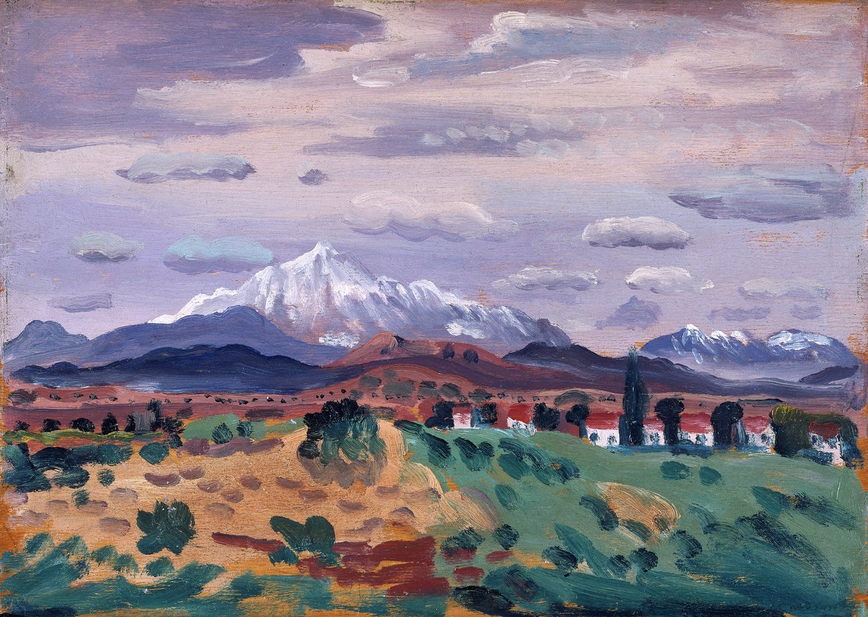 'कैनिगौ इन स्नो', 1908-1914 द्वारा जेम्स डिक्सन इन्स