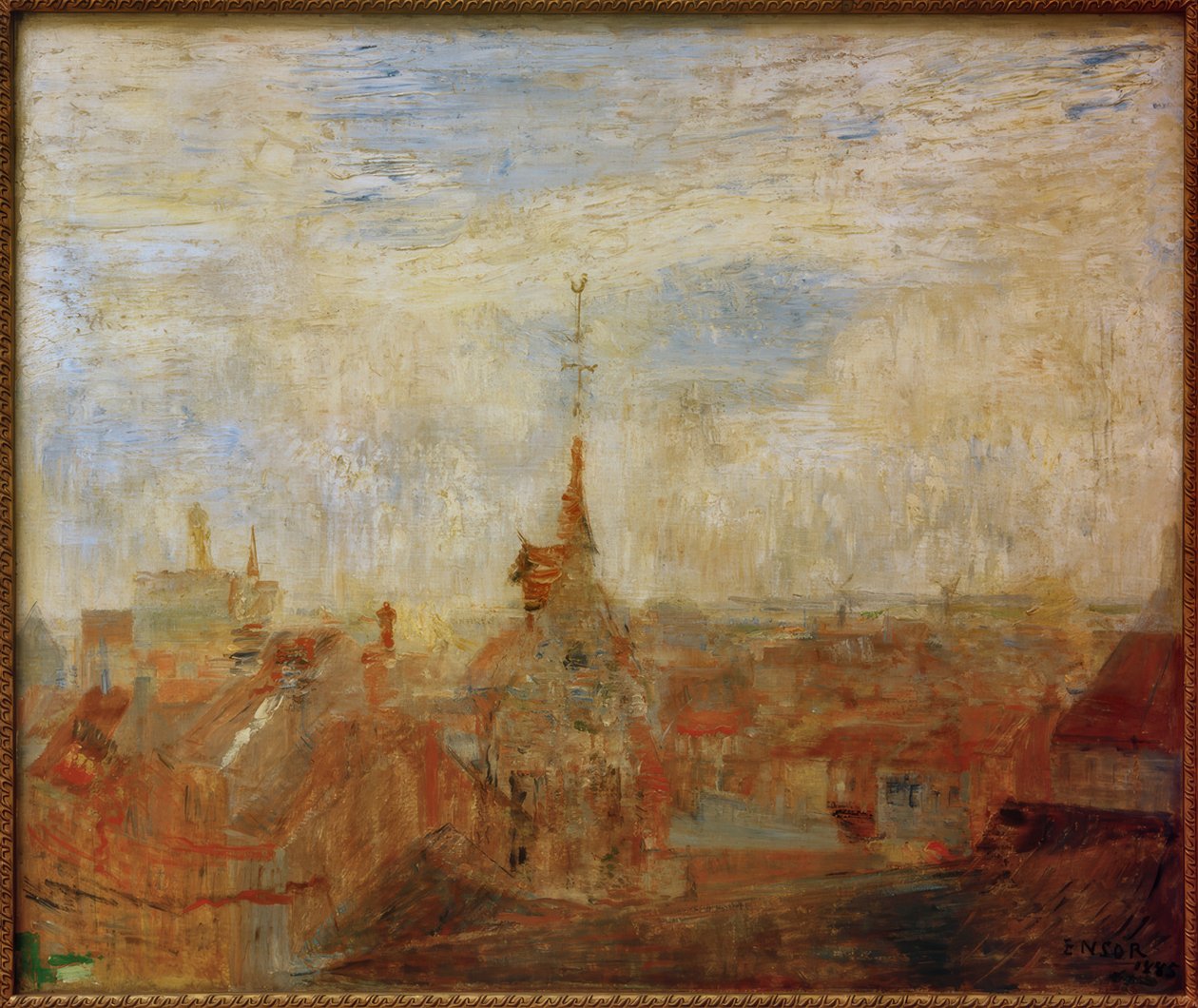 Ostend . की आपकी छतें द्वारा जेम्स सिडनी Ensor