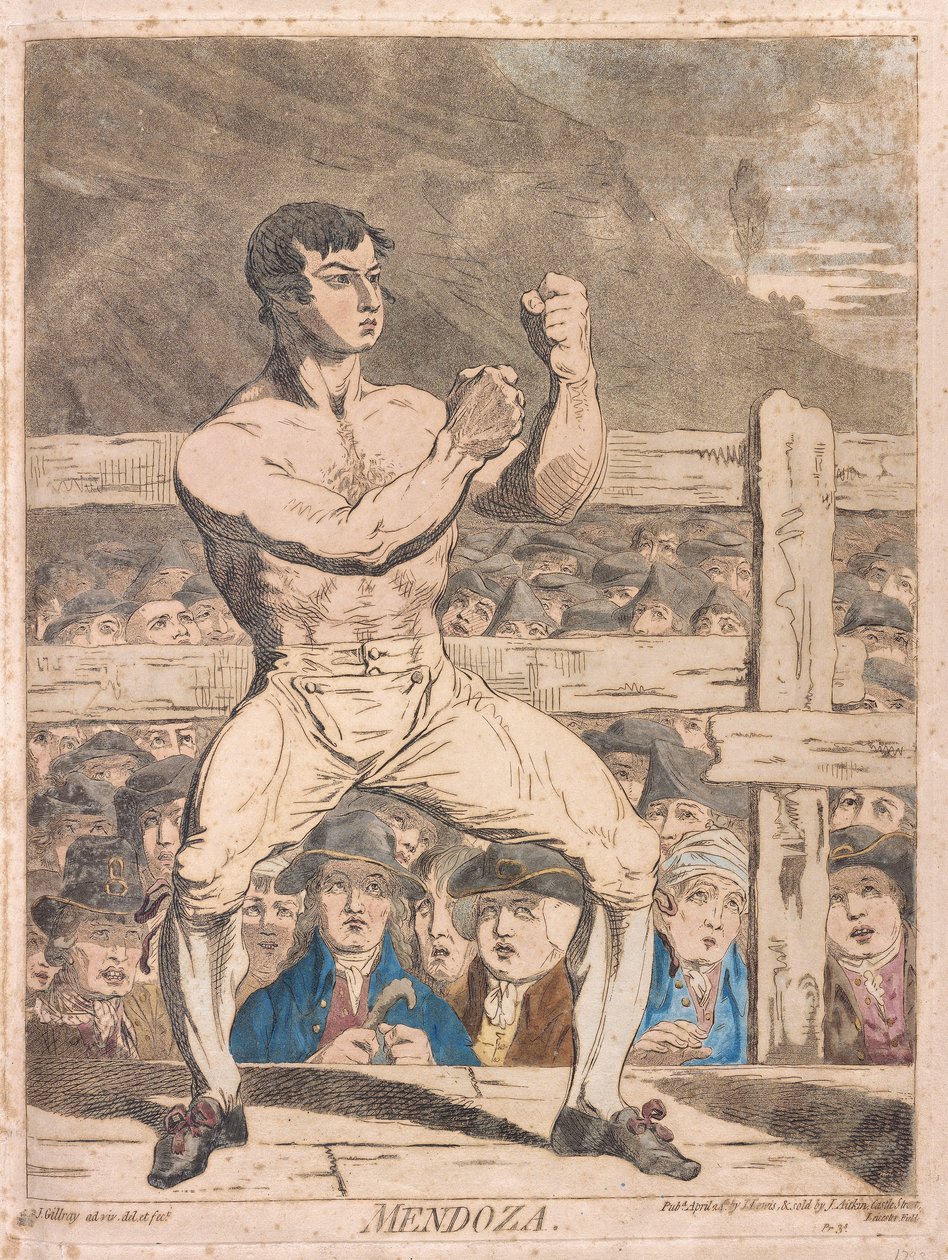 मेंडोज़ा, पब .1788 (हाथ के रंग का उत्कीर्णन) द्वारा जेम्स गिलियरे