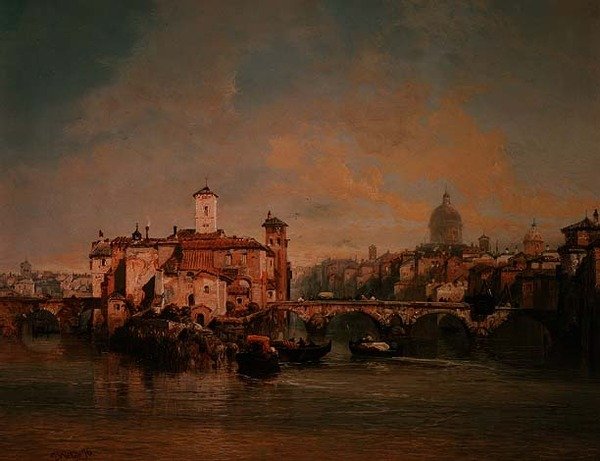 Tiber पर देखें द्वारा जेम्स वेब