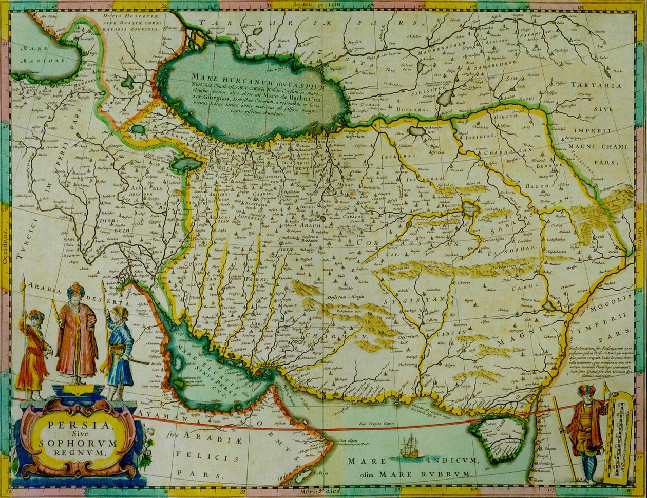 फारस का जानसनियस नक्शा द्वारा जन जानसनियस