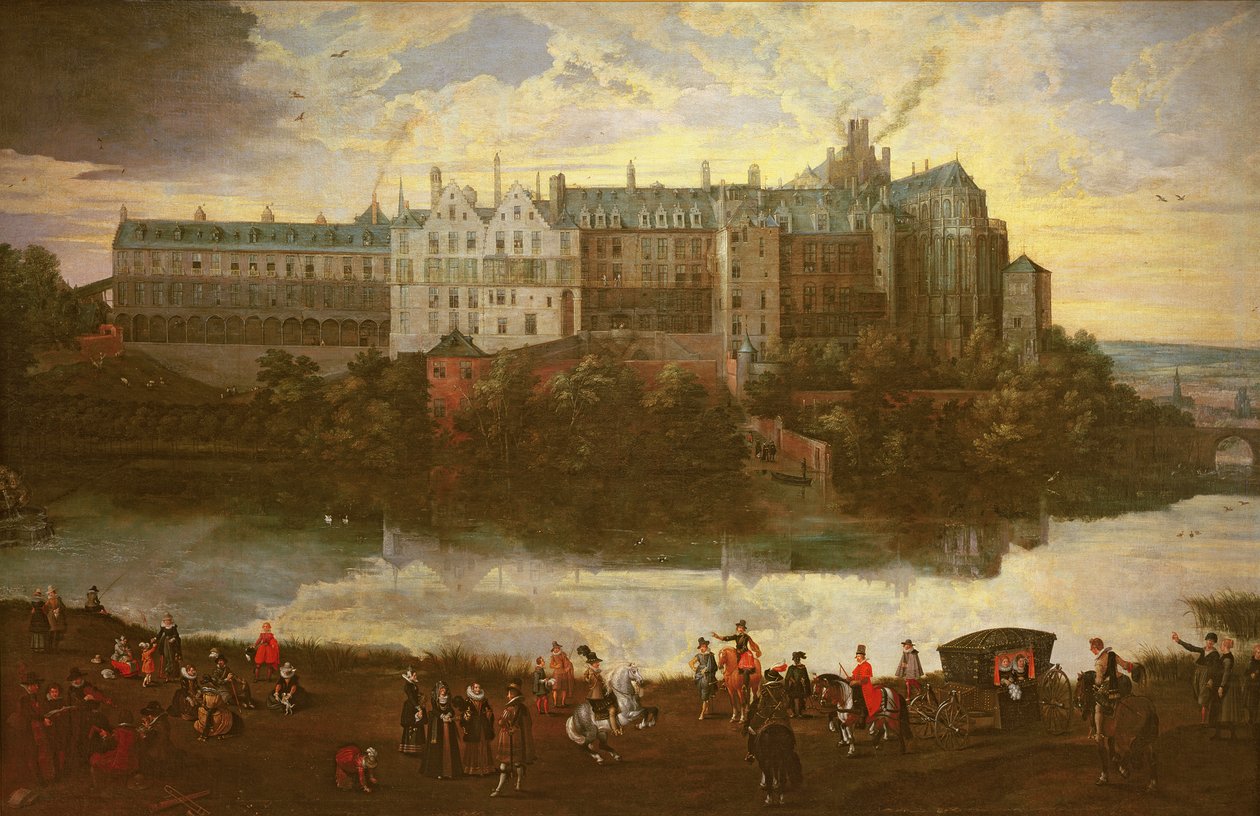 ब्रुसेल्स में Tervuren Castle द्वारा जन एल्डर ब्रूघेल