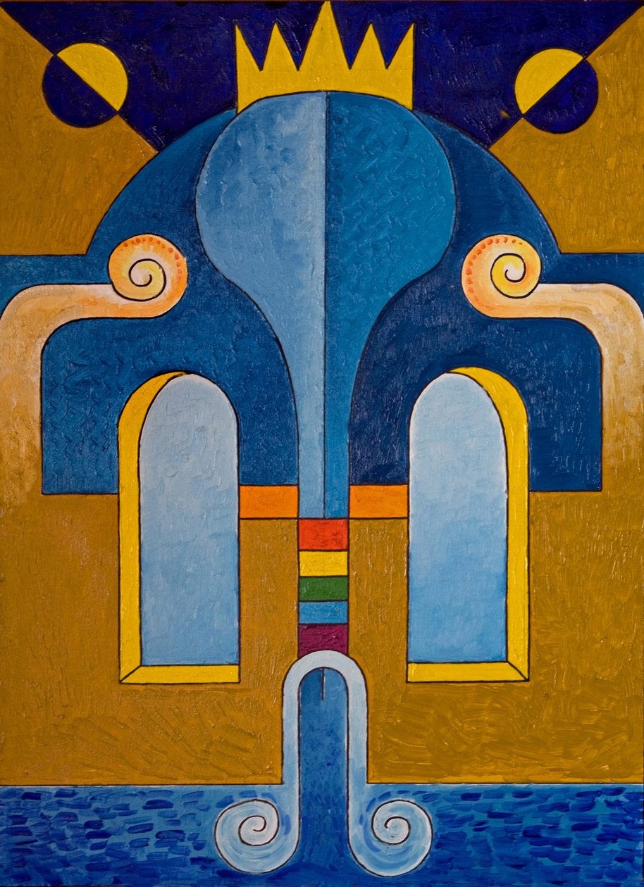 दुल्हन, 2006 (लकड़ी पर तेल) द्वारा जान ग्रोनबर्ग