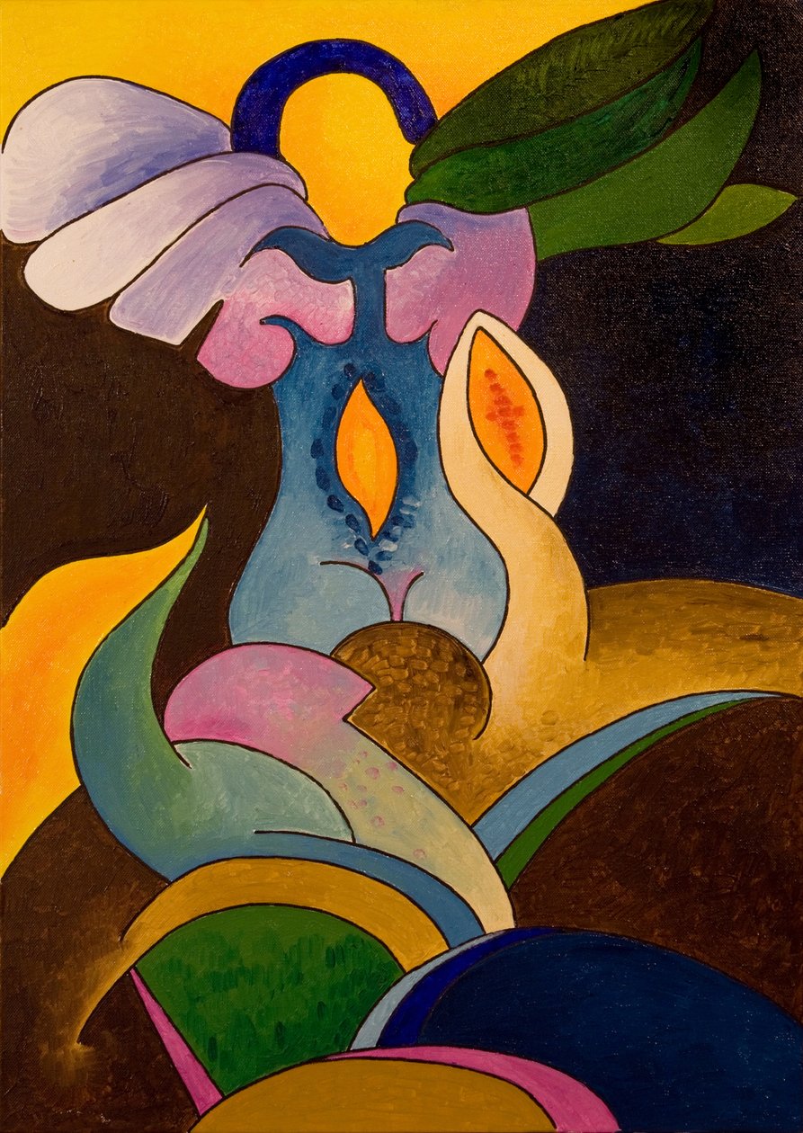 अज्ञात, कम उड़ने वाली वस्तु, 2007 (कैनवास पर तेल) द्वारा जान ग्रोनबर्ग