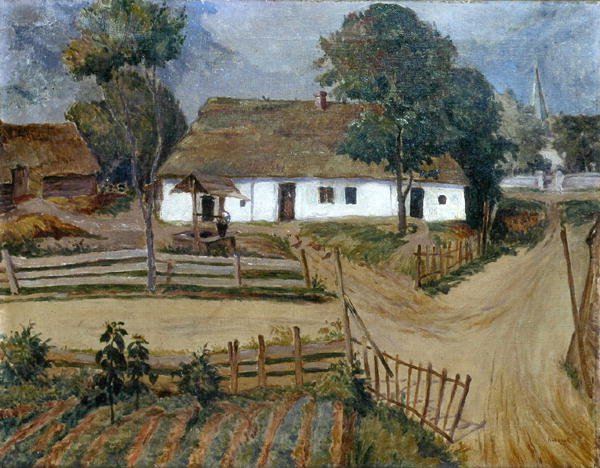 होमस्टेड, c.1925 (कैनवास पर तेल) द्वारा जन रबजक