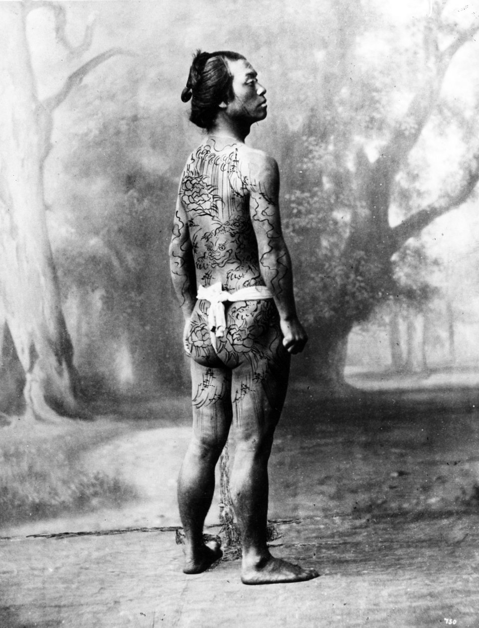 टैटू बेट्टो, सी .1860-80 द्वारा जापानी फोटोग्राफर