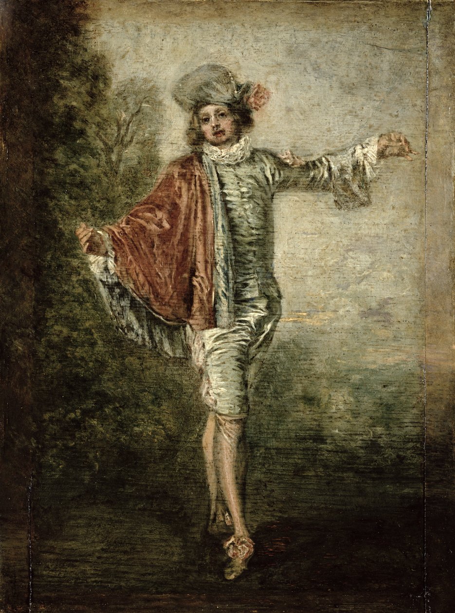 लिंडिफेरेंट, 1716 (15978 की जोड़ी) द्वारा जीन एंटोनी वट्टू