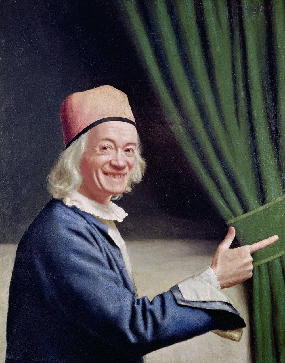 सेल्फ पोर्ट्रेट स्माइलिंग, c.1770-73 द्वारा जीन ऑटिने लिओटार्ड