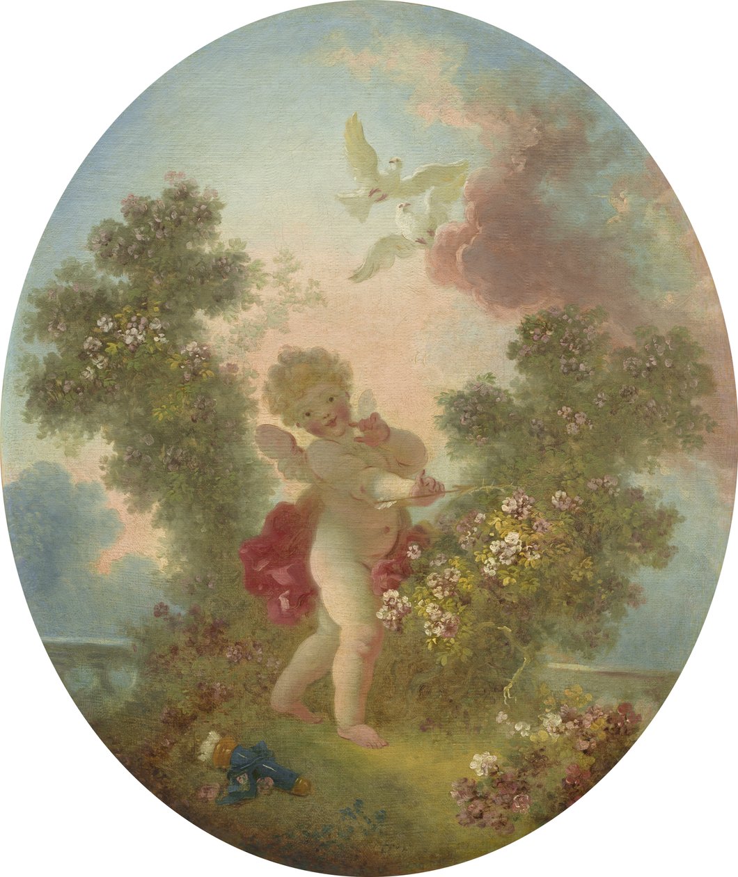 प्रहरी से प्यार करें, c.1773-76 द्वारा जीन ऑनर फ्रैगनार्ड