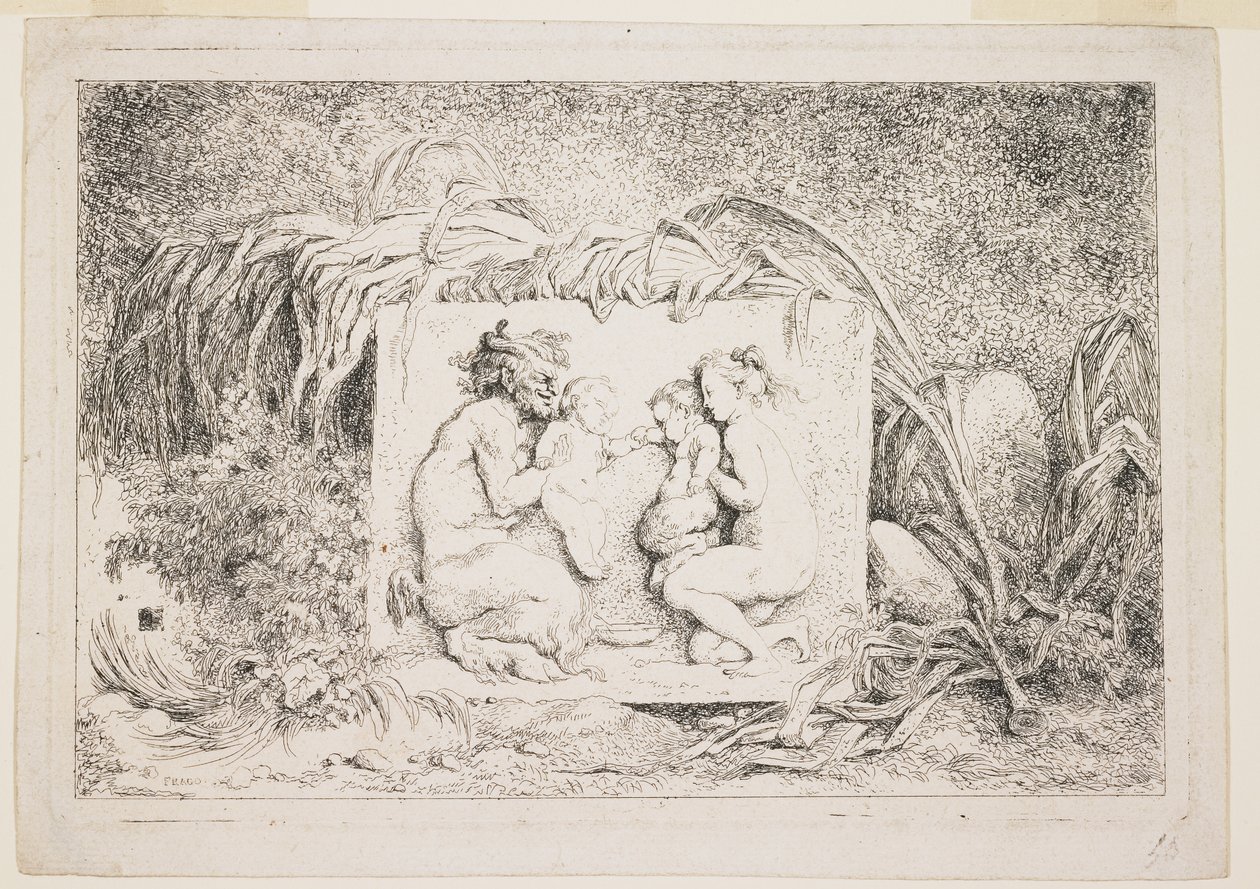 द फैमिली ऑफ द सैटियर, 1763 द्वारा जीन ऑनर फ्रैगनार्ड