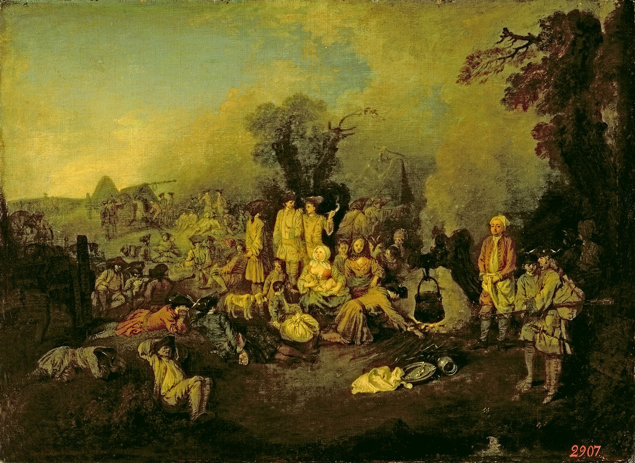 जिप्सी एग्जीबिशन द्वारा जीन एंटोनी वट्टू