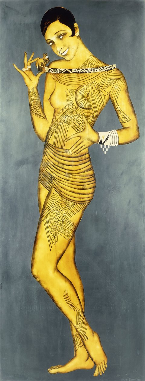 जोसेफिन बेकर, c.1927 (लाह) द्वारा जीन डुनंड