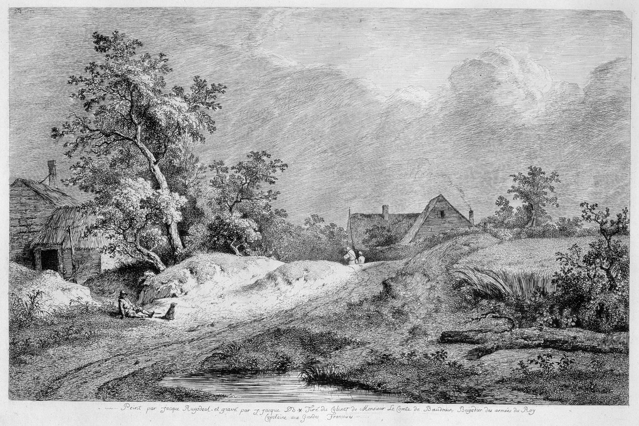 गेहूँ का खेत', 1772. द्वारा जीन जैक्स बोइसियू डी
