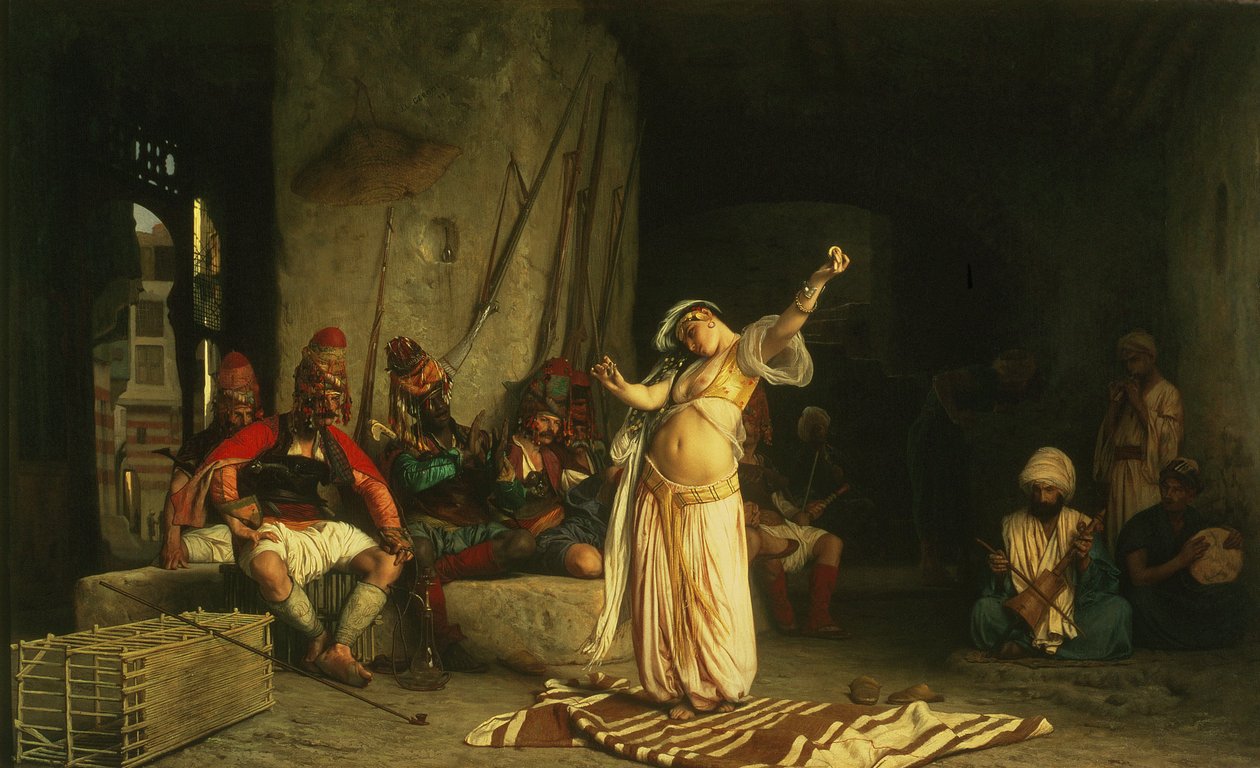 द डांस ऑफ आलमेह, 1863 द्वारा जीन लियोन गेरोम