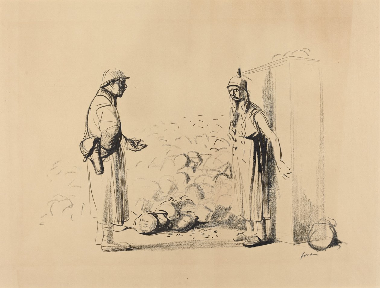 लुइस को छुपाना, सी। 19141919. द्वारा जीन लुइस फोरैन
