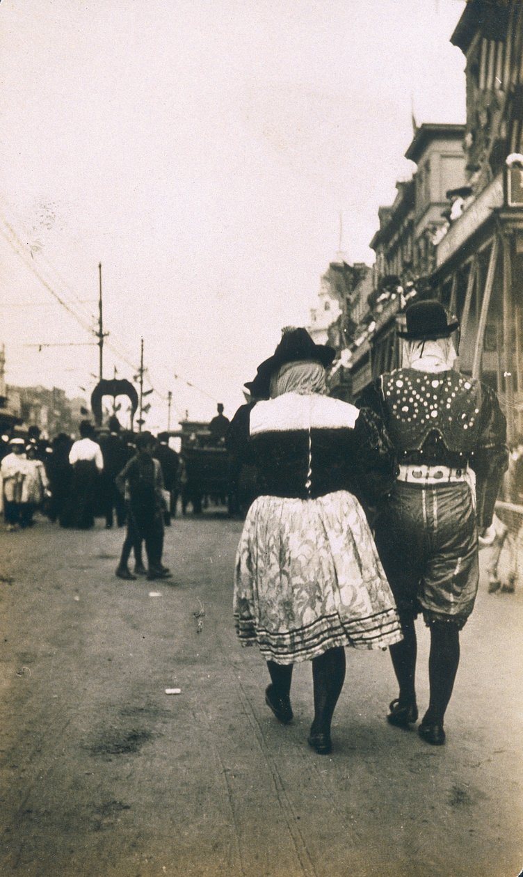 न्यू ऑरलियन्स, मार्डी ग्रास, c.1905 द्वारा जेसी टार्बो बील्स