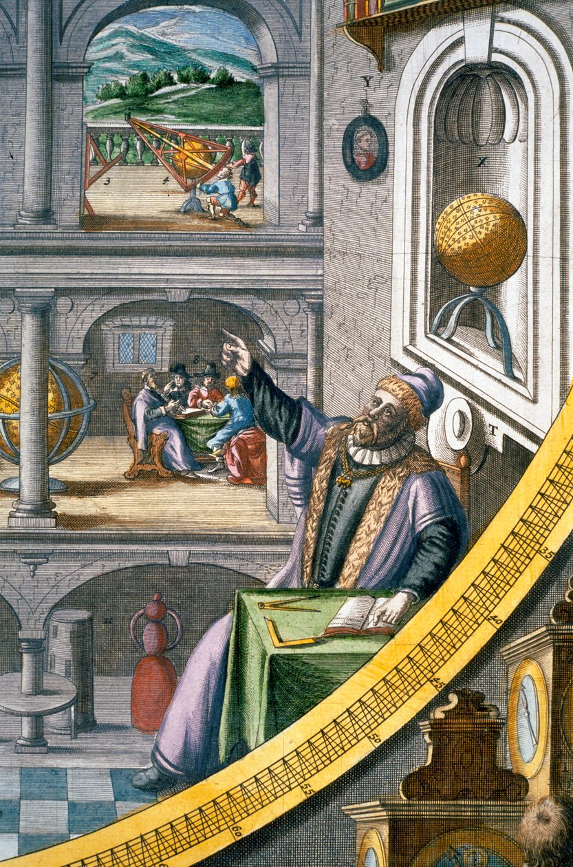 टायको ब्राहे, डेनिश खगोलशास्त्री, c1630 द्वारा जोन ब्लाउ