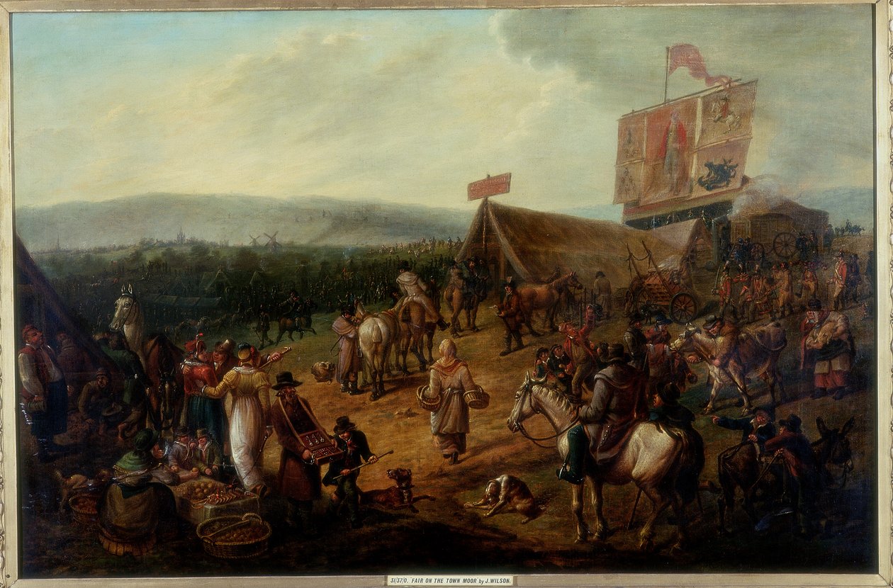 मेयर ऑन द टाउन मूर, न्यूकैसल, c.1810 द्वारा जॉक विल्सन