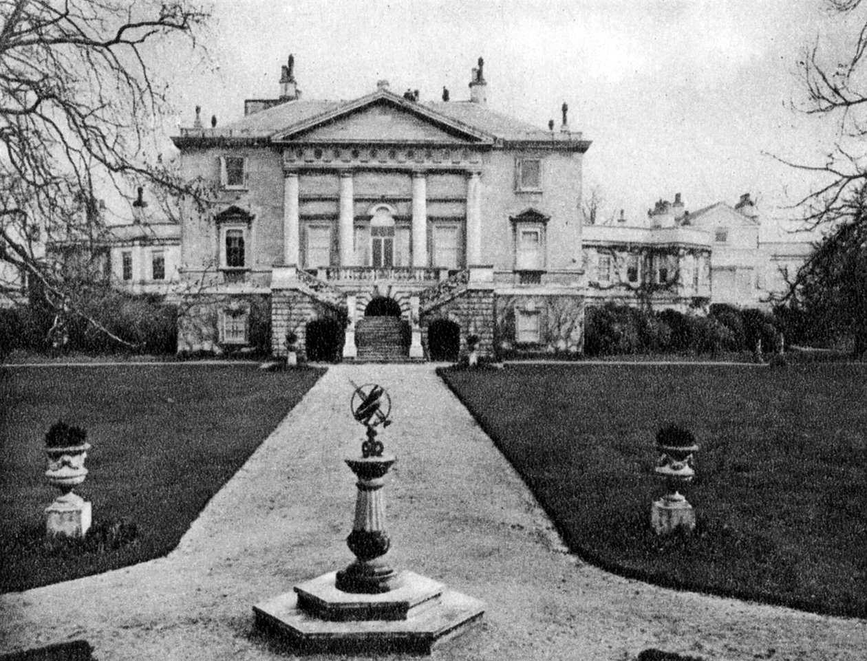 रिचमंड पार्क, लंदन में व्हाइट लॉज, 1926-1927। द्वारा जोएल