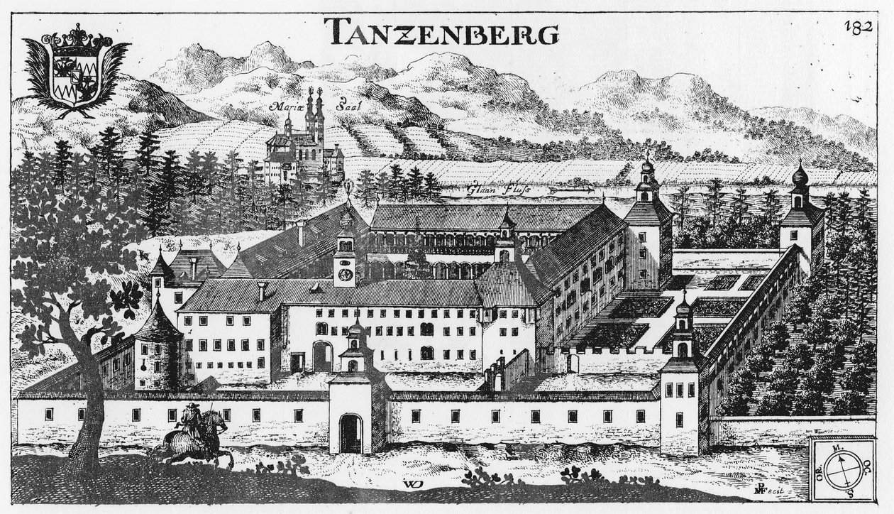 Glan - Carinthia - ऑस्ट्रिया - यूरोपीय संघ में Sankt Veit में Castle Tanzenberg द्वारा जोहान वेइखर्ड वॉन वाल्वासोर