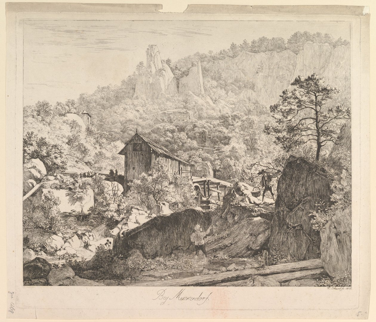 1818 के आसपास मैक्डोर्फेन। द्वारा जोहान क्रिश्चियन एरहार्ड
