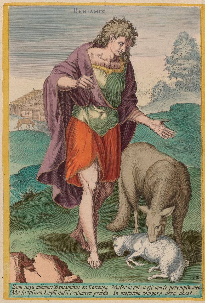 बेंजामिन, सी. 1585. द्वारा जोहान सदेलर I