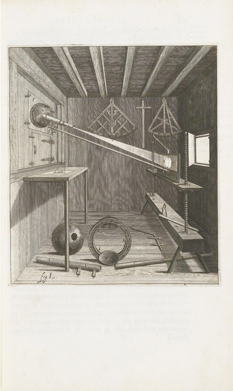 सेलेनोग्राफिया, 1647 द्वारा जोहान्स हेवेलियस