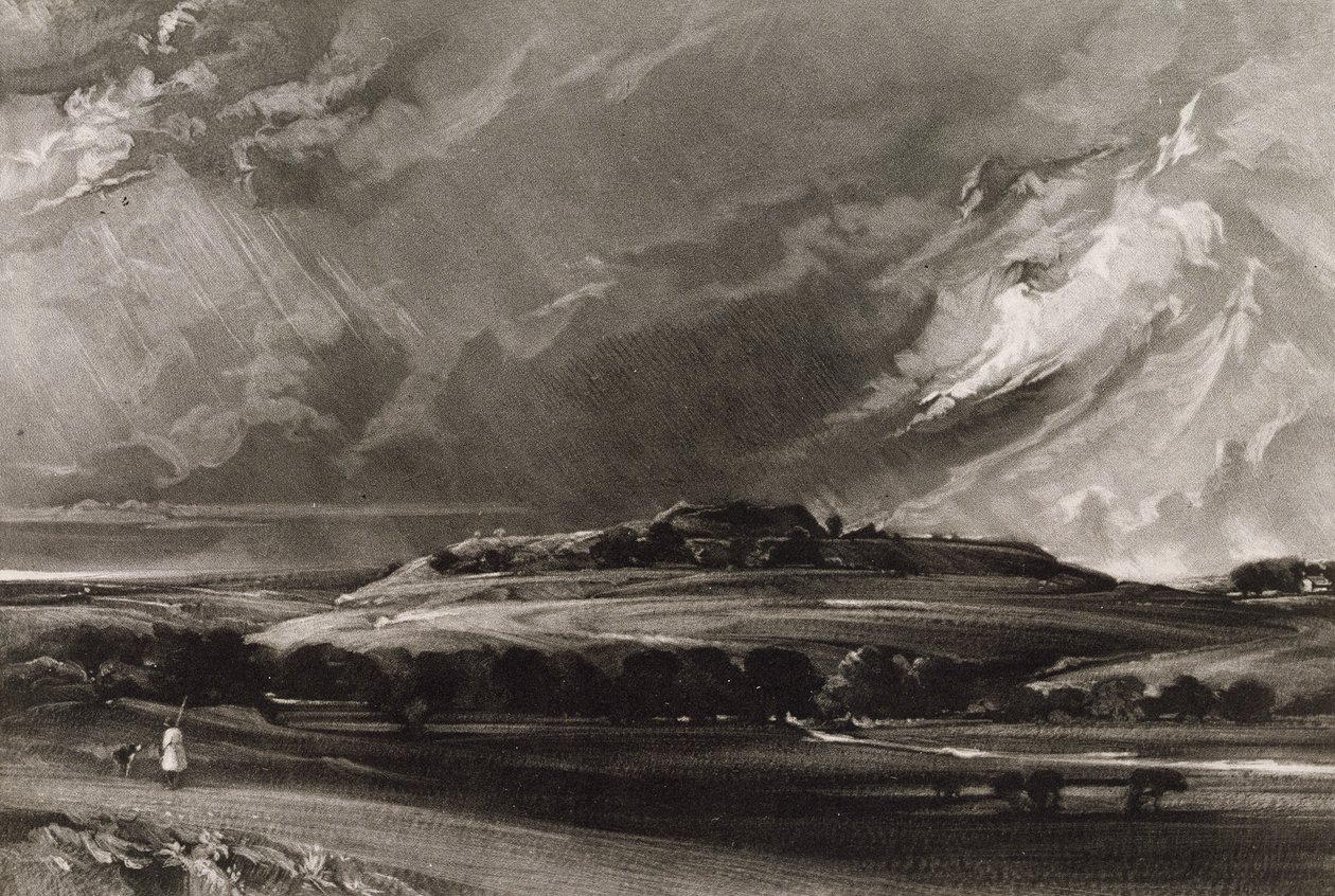 ओल्ड सरम, डेविड लुकास (1802-81) c.1829 (mezzotint) द्वारा जॉन कांस्टेबल