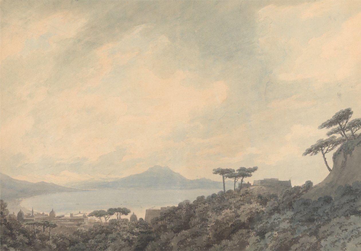 Capodimonte से नेपल्स की खाड़ी द्वारा जॉन रॉबर्ट कोज़ेंस