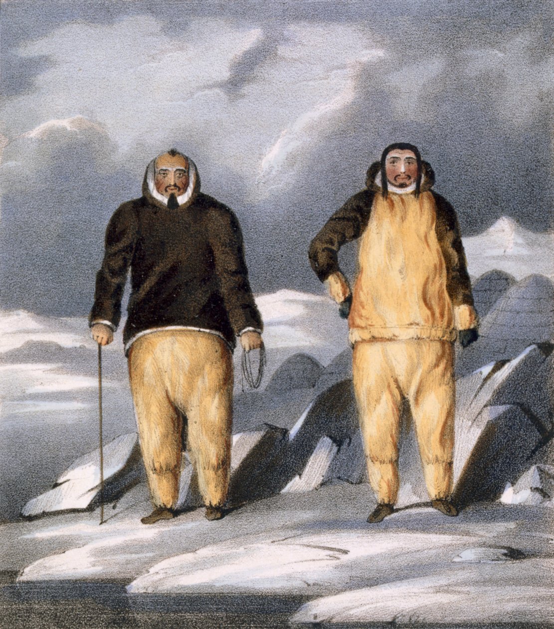 Koniaroklik और Neweetioke, 1835 द्वारा जॉन रॉस