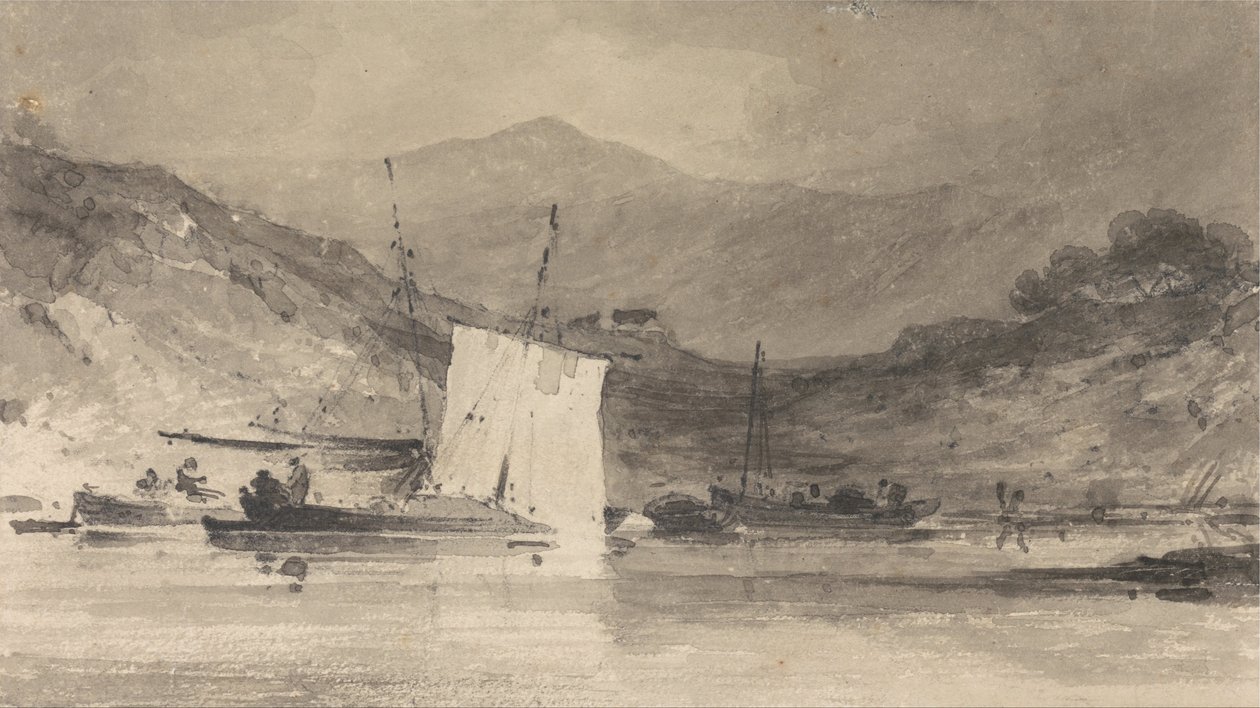 बरमाउथ के ऊपर मवाडच इस्ट्यूरी से कैडर इदरिस द्वारा जॉन बेच Cotman