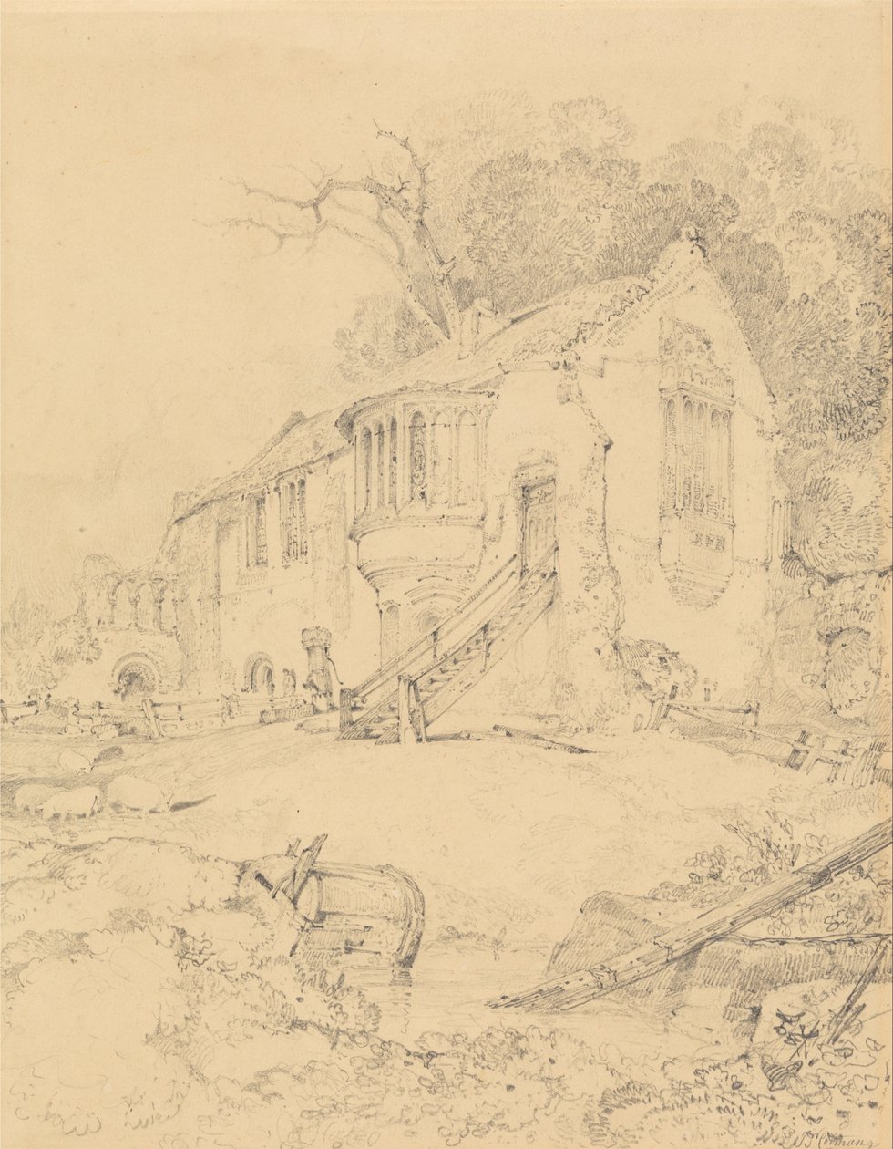 कैसल एकरे प्रोरी, नॉरफ़ॉक द्वारा जॉन बेच Cotman